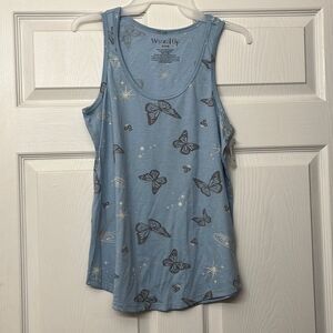 Women’s Extra Small Butterfly Tank Top